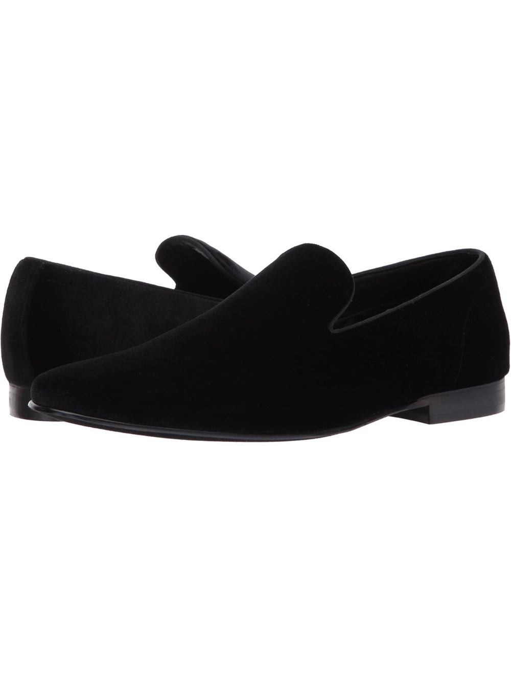Steve Madden Men's Laight Black Velvet Slip-On Loafer Dress Shoes size 9.5